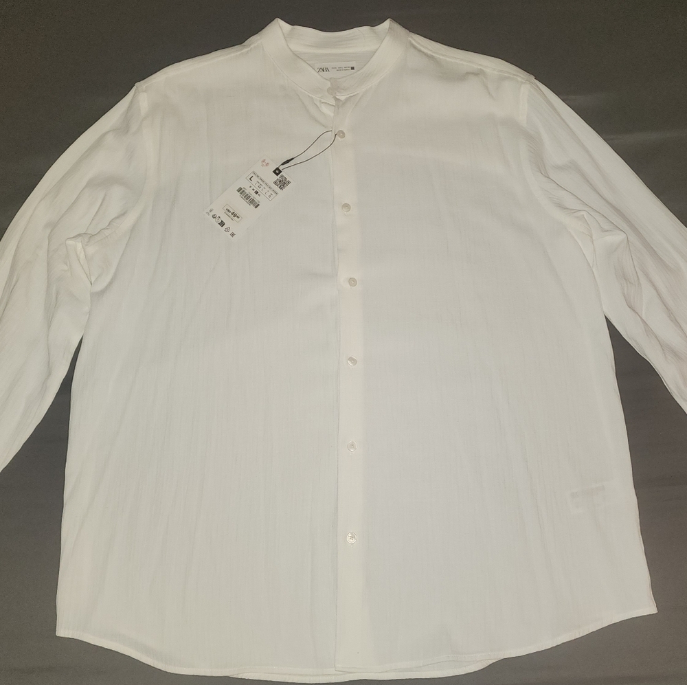 Zara Men's White Shirt